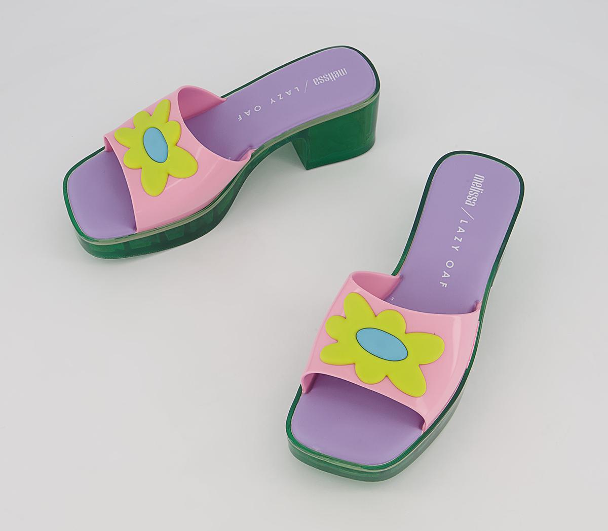 Melissa Melissa X Lazy Oaf Shape Sandals Melissa Melissa X Lazy Oaf Shape Sandals Pink Contrast