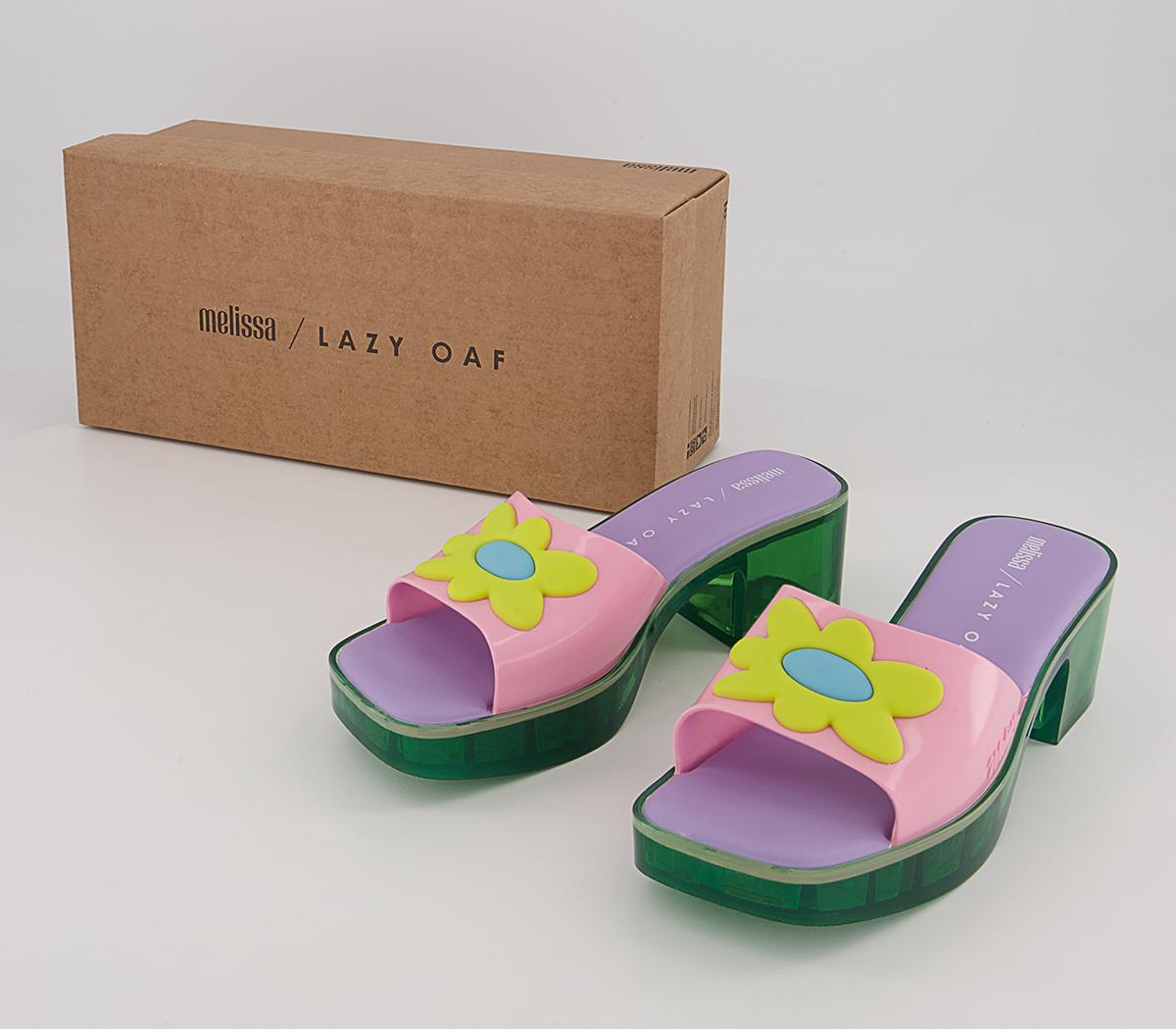 Melissa Melissa X Lazy Oaf Shape Sandals Melissa Melissa X Lazy Oaf Shape Sandals Pink Contrast