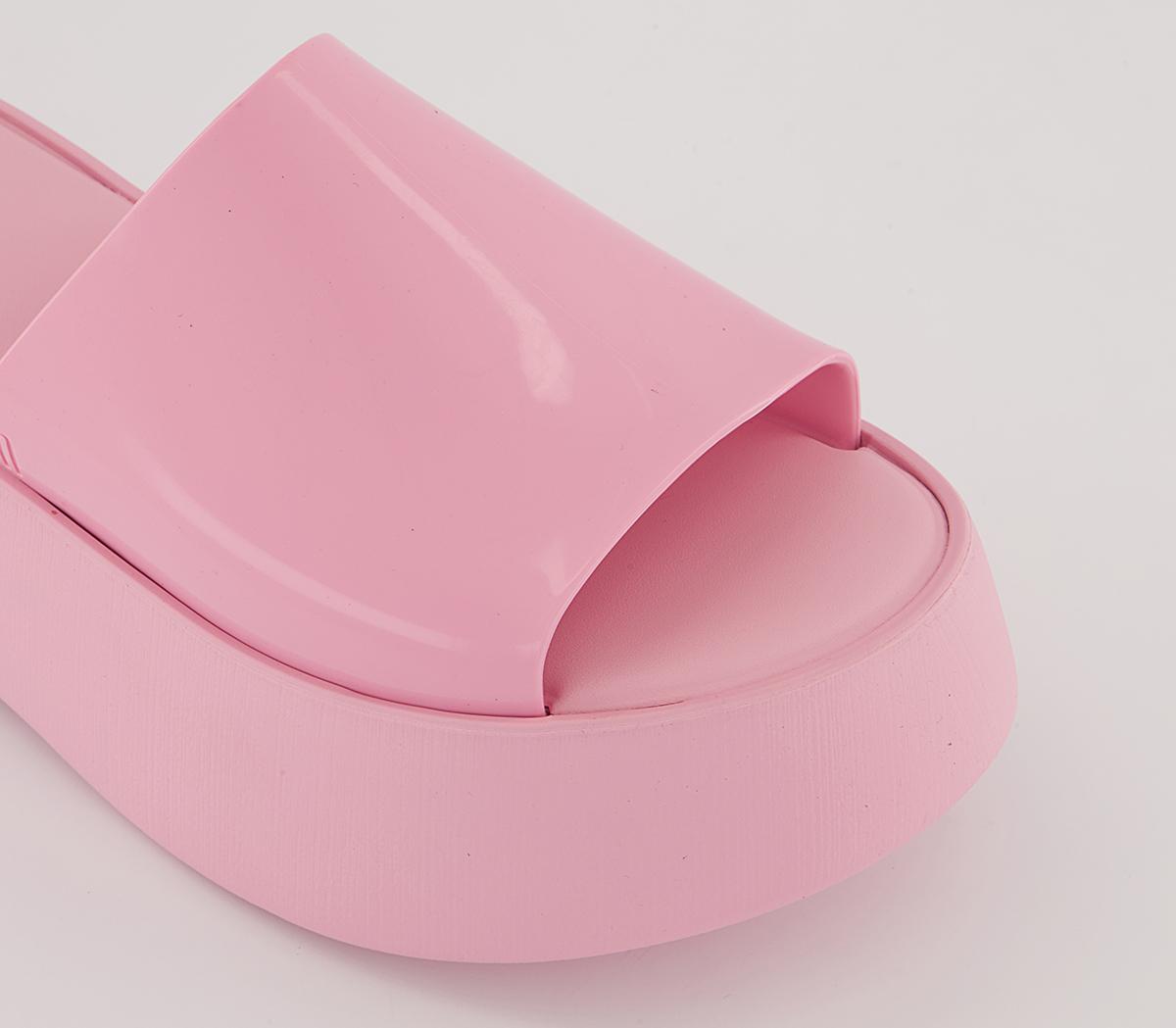 Melissa Becky Platform Slides Melissa Becky Platform Slides Baby Pink