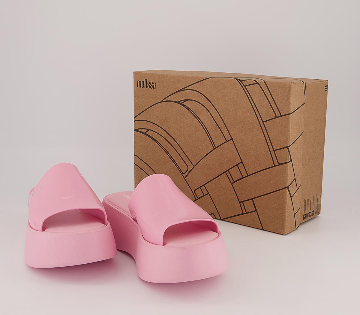Melissa Becky Platform Slides Melissa Becky Platform Slides Baby Pink