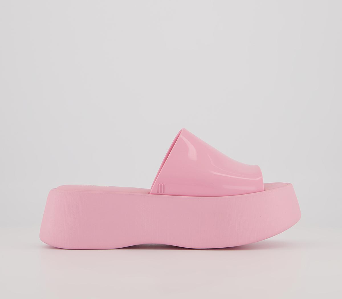 Melissa Becky Platform Slides Melissa Becky Platform Slides Baby Pink