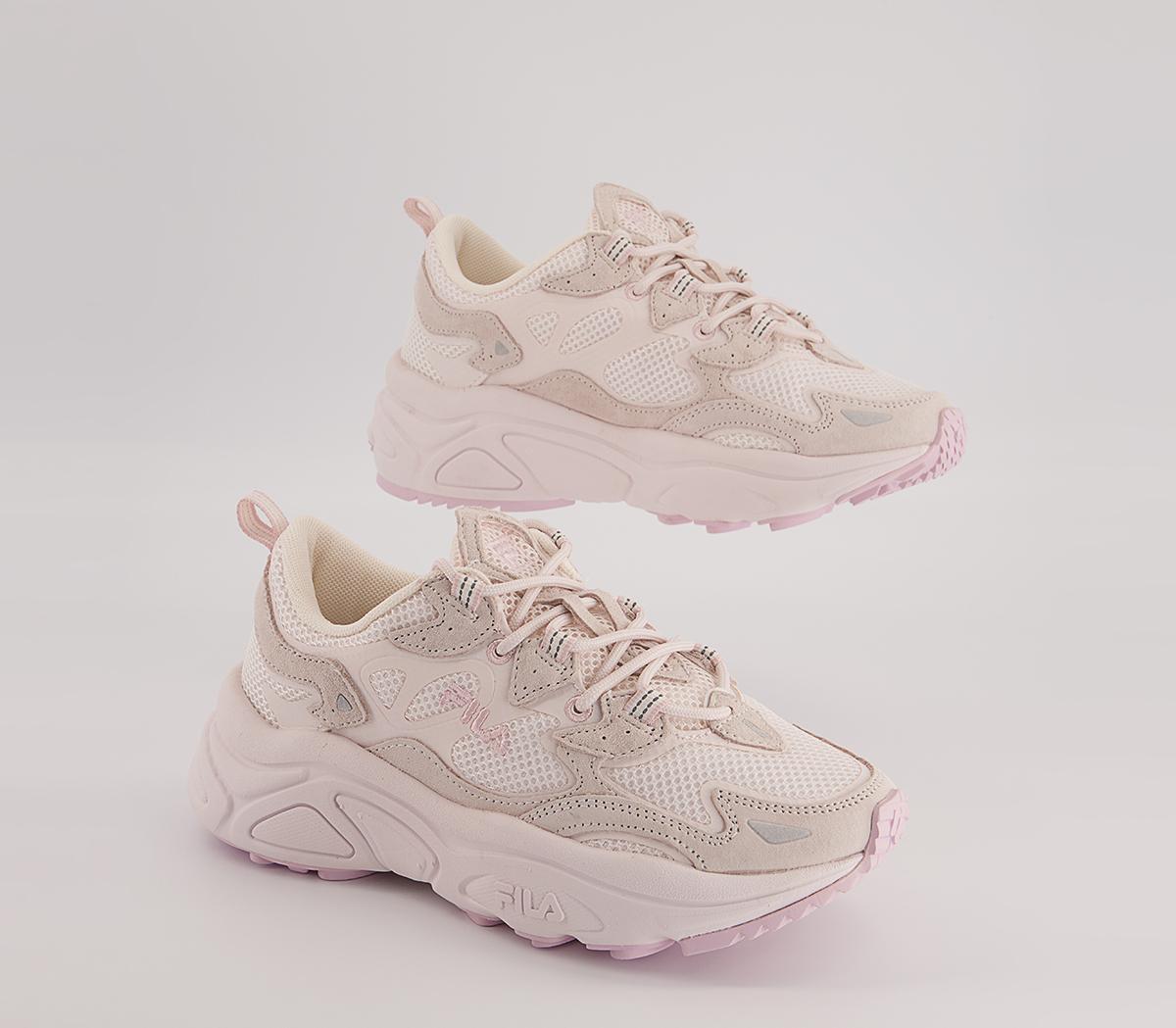 Fila Tenacity Trainers Cream Pink - Women's Trainers