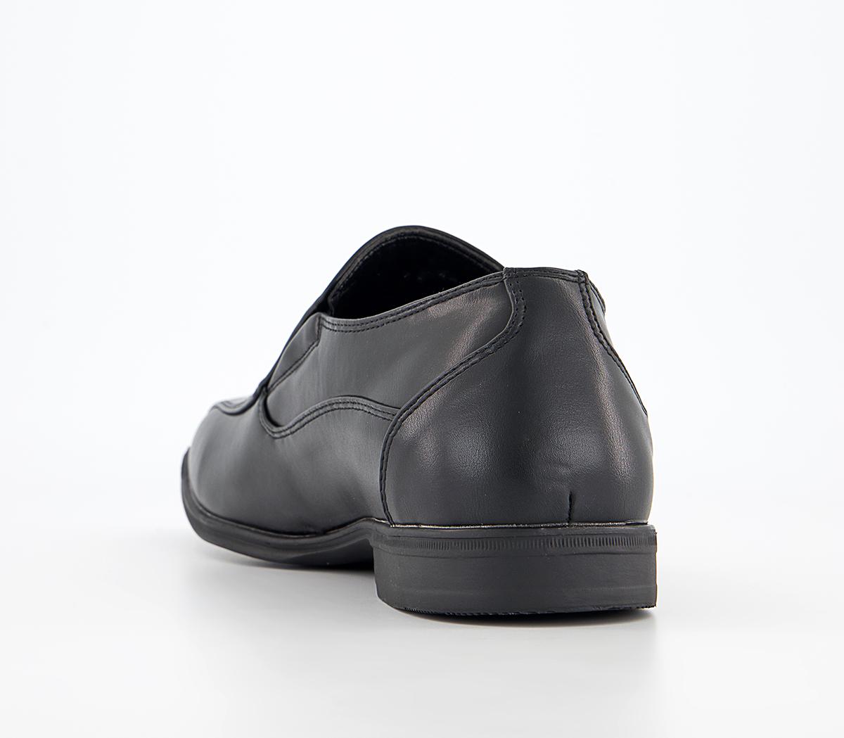 Office Marv Tramline Slip On Shoes Office Marv Tramline Slip On Shoes Black