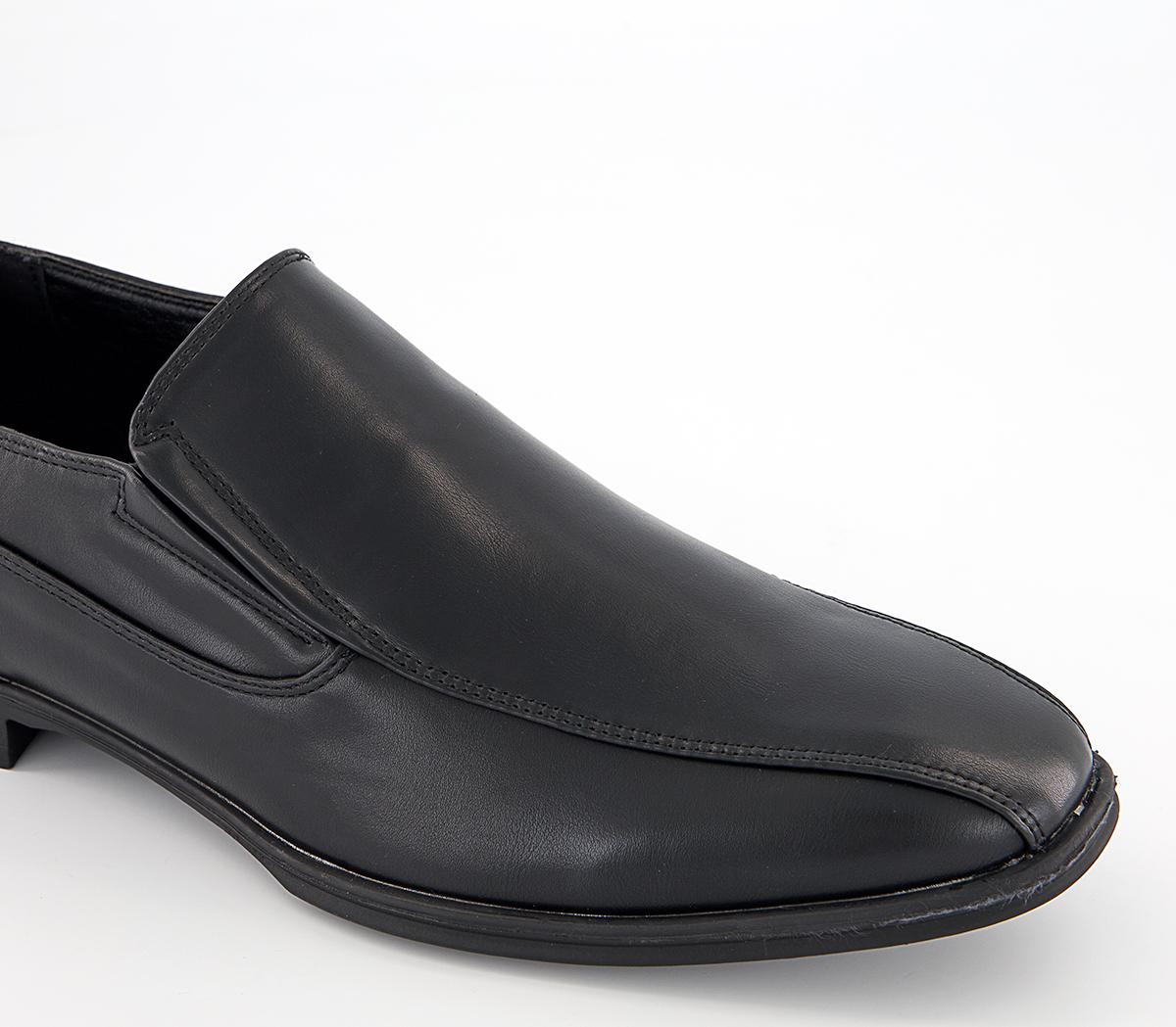 Office Marv Tramline Slip On Shoes Office Marv Tramline Slip On Shoes Black