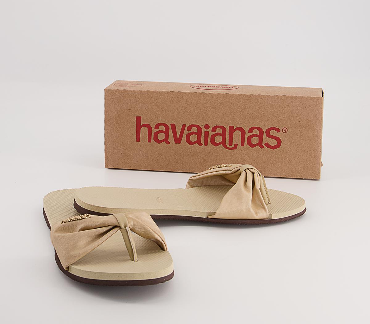 HavaianasYou St Tropez Lush SlidersSand Grey
