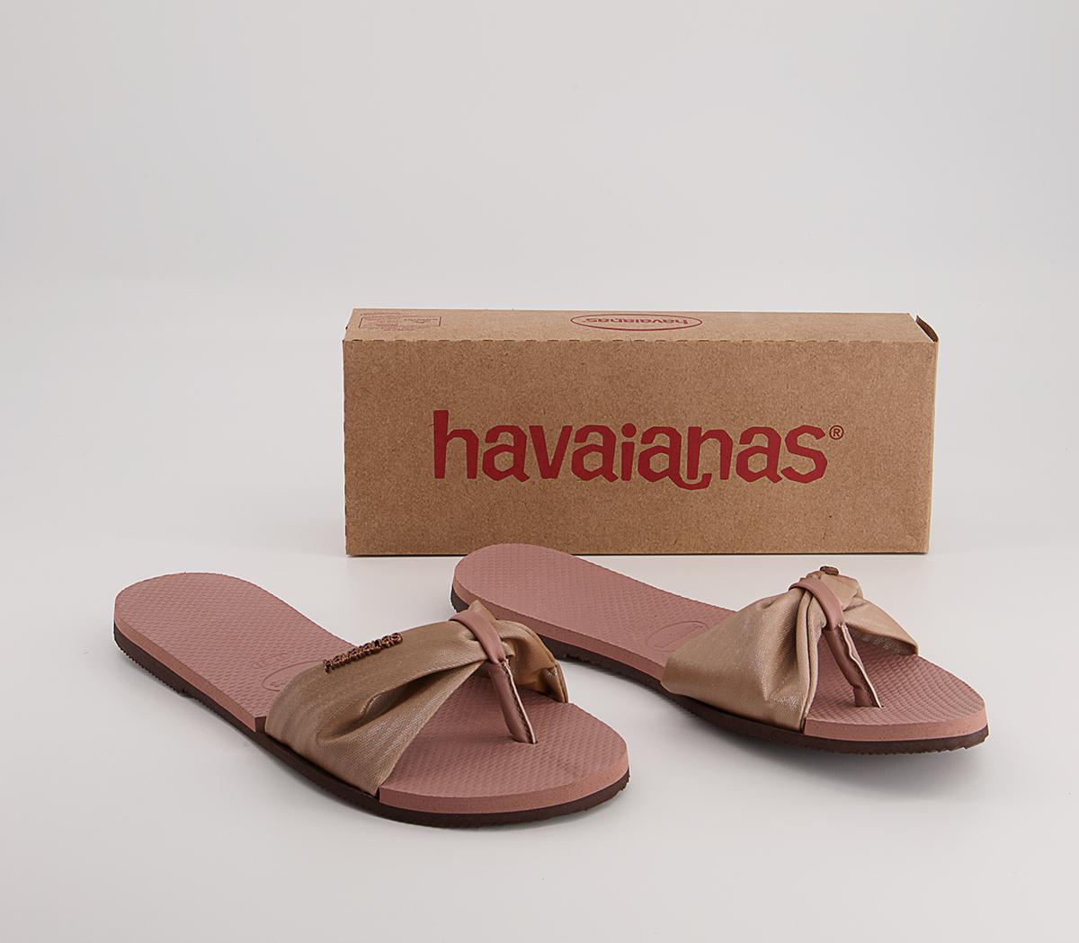 Havaianas You St Tropez Lush Sliders Havaianas You St Tropez Lush Sliders Crocus Rose