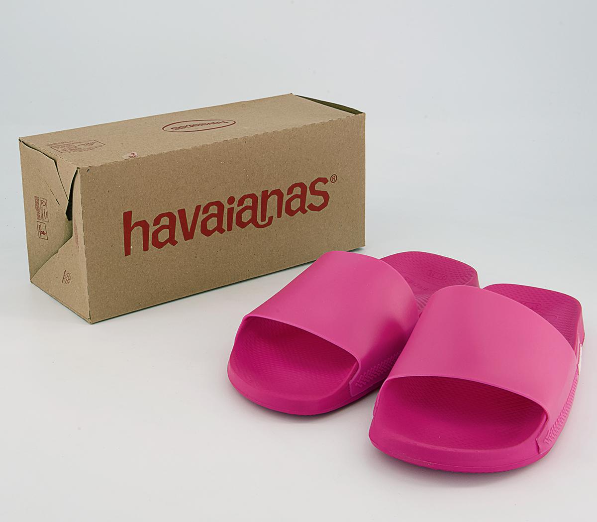 Havaianas Classic Sliders Havaianas Classic Sliders Pink Electric