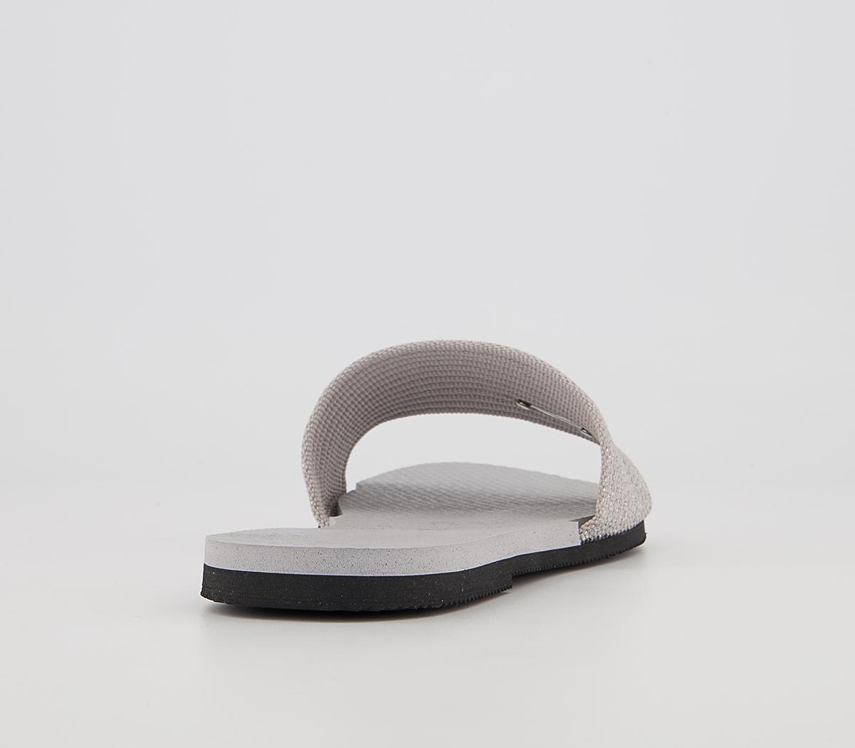Havaianas You Malta Metallic Sliders Havaianas You Malta Metallic Sliders Grey