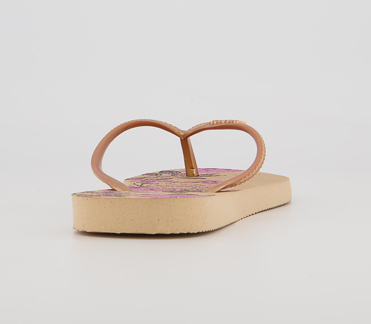 Havaianas Slim Organic Flip Flops Havaianas Slim Organic Flip Flops Golden