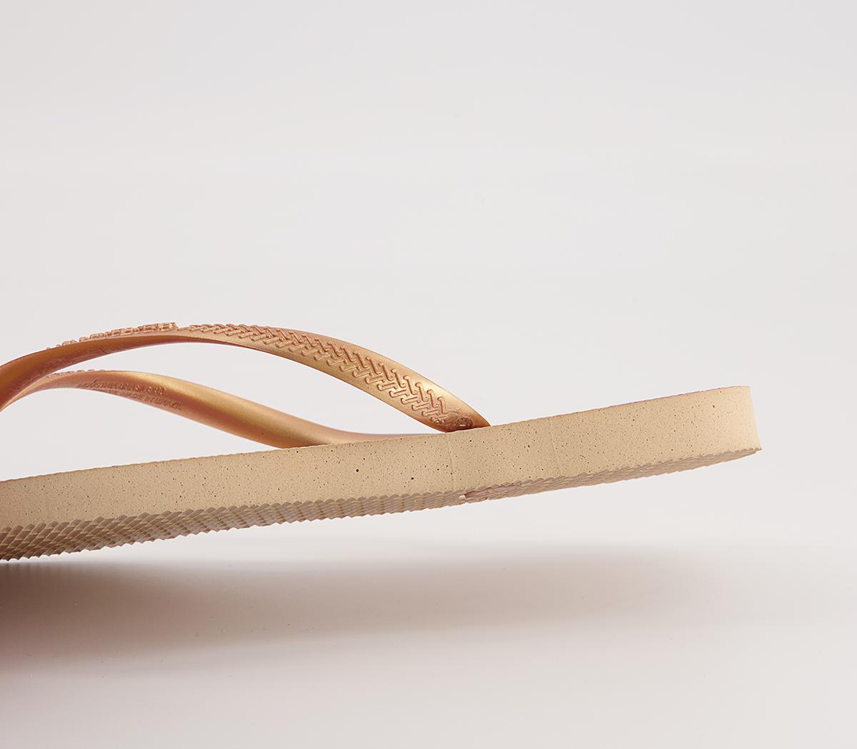 Havaianas Slim Organic Flip Flops Havaianas Slim Organic Flip Flops Golden