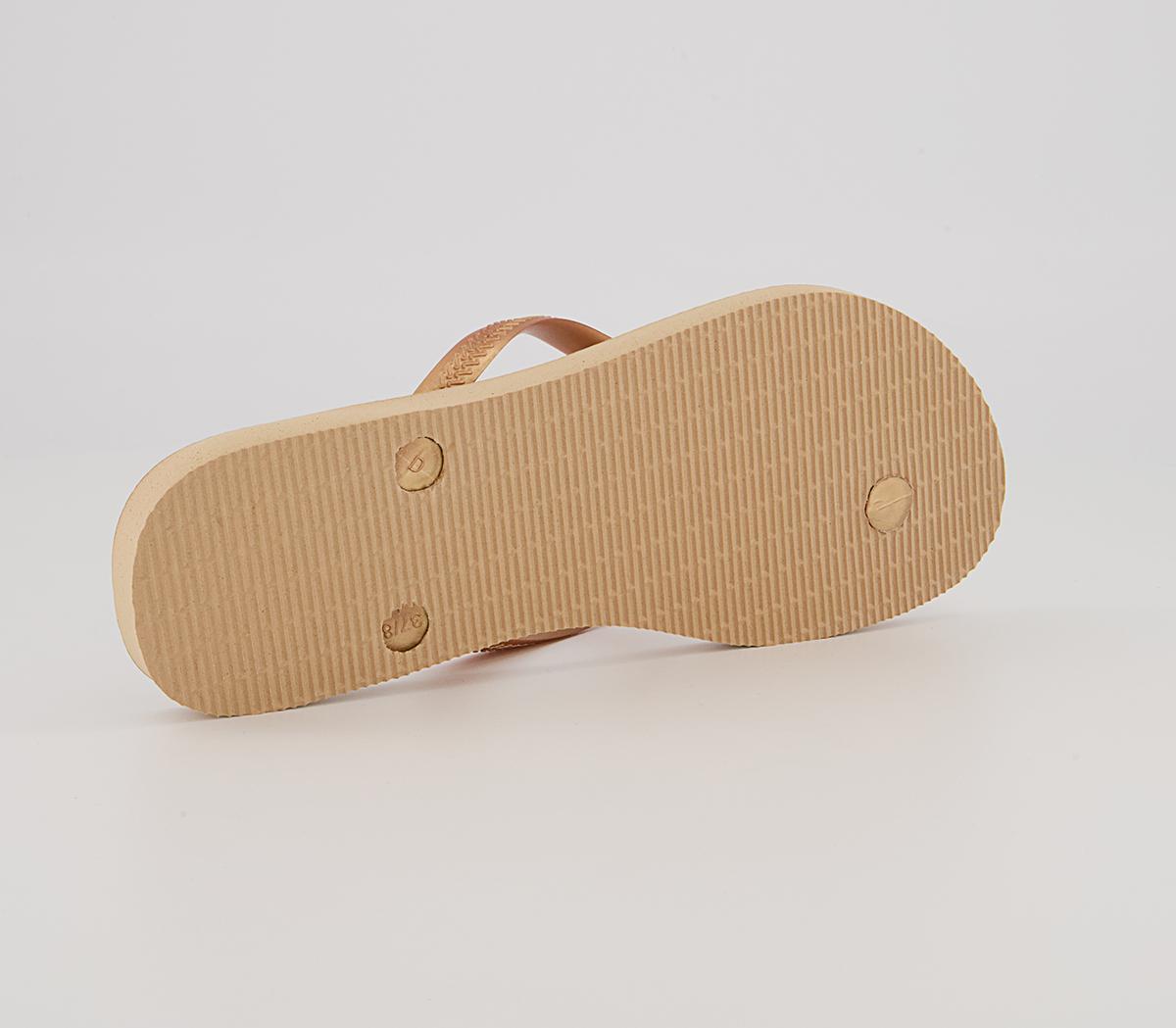 Havaianas Slim Organic Flip Flops Havaianas Slim Organic Flip Flops Golden