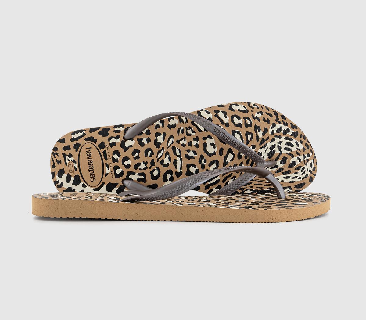 Animal slim sales flip flops