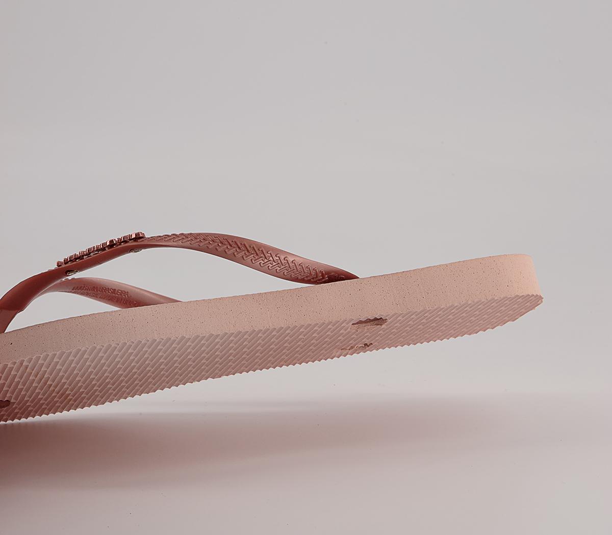 Havaianas Slim Iridescent Flip Flops Havaianas Slim Iridescent Flip Flops Ballet Rose