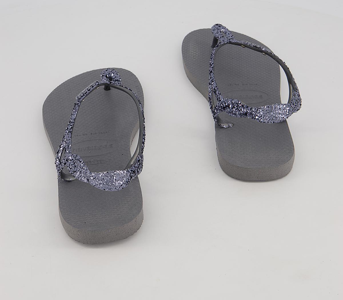 Havaianas Luna Premium II Flip Flops Havaianas Luna Premium II Flip Flops Steel Grey