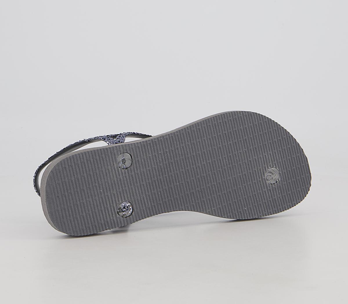 Havaianas Luna Premium II Flip Flops Havaianas Luna Premium II Flip Flops Steel Grey