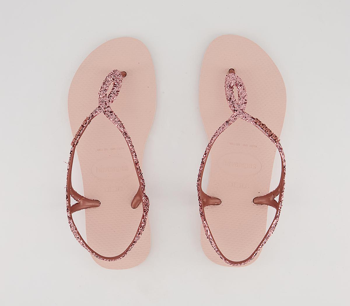 Havaianas Luna Premium II Flip Flops Havaianas Luna Premium II Flip Flops Ballet Rose Pink Retro