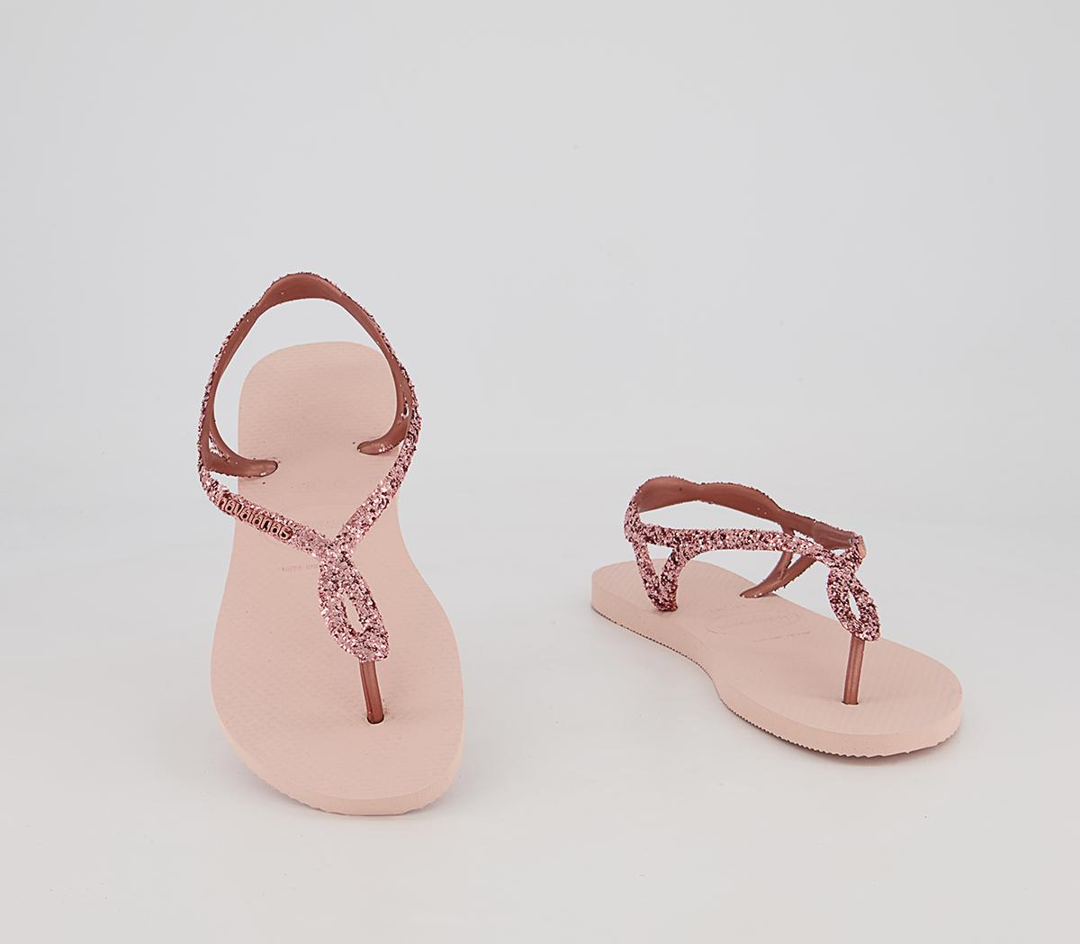 Havaianas Luna Premium II Flip Flops Havaianas Luna Premium II Flip Flops Ballet Rose Pink Retro