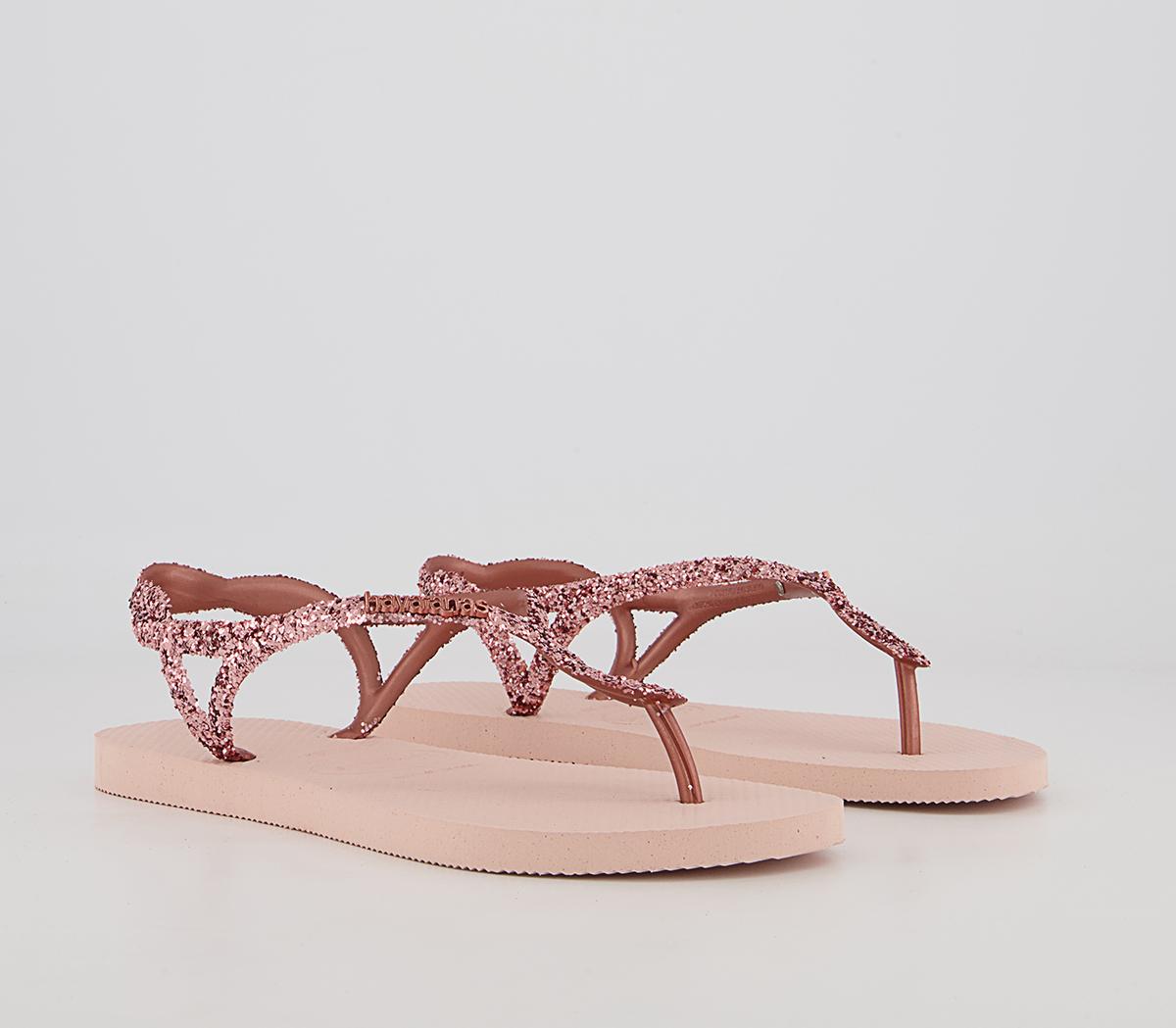 Havaianas Luna Premium II Flip Flops Havaianas Luna Premium II Flip Flops Ballet Rose Pink Retro