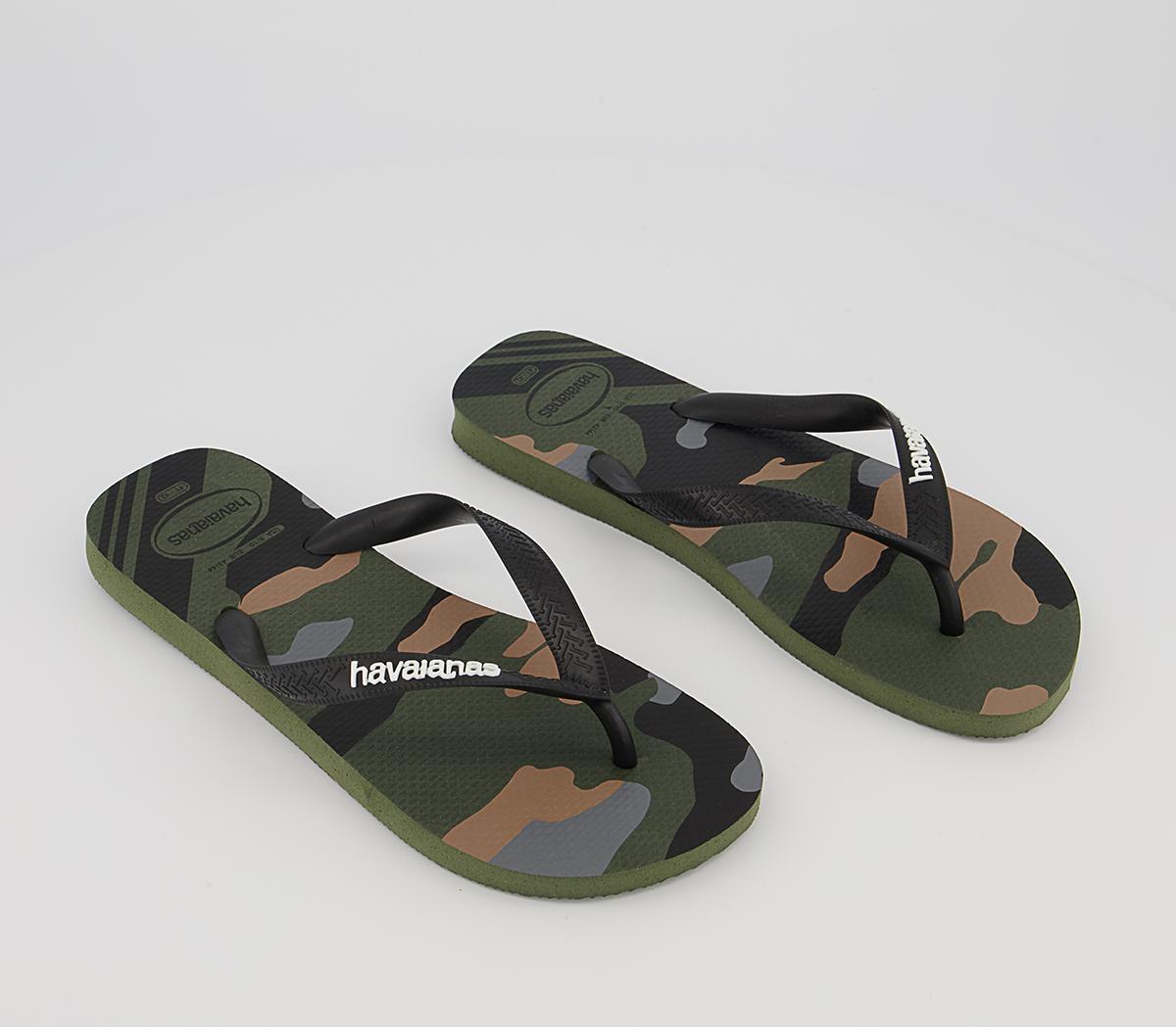 Havaianas Top Camo Flip Flops Havaianas Top Camo Flip Flops Green