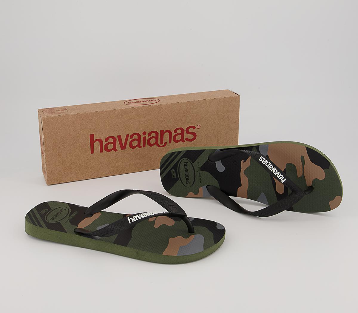 Havaianas Top Camo Flip Flops Havaianas Top Camo Flip Flops Green