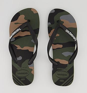 Men's Leather \u0026 Fabric Flip-Flops 