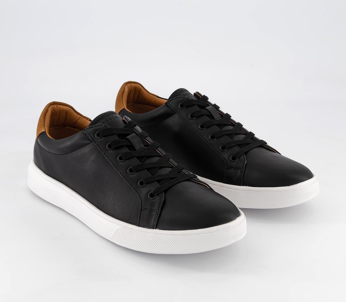 OFFICE Chapel Lace To Toe Sneakers Black - Men's Casual Shoes