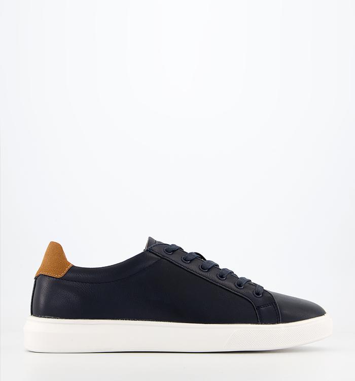 Office Chapel Lace To Toe Sneakers Navy