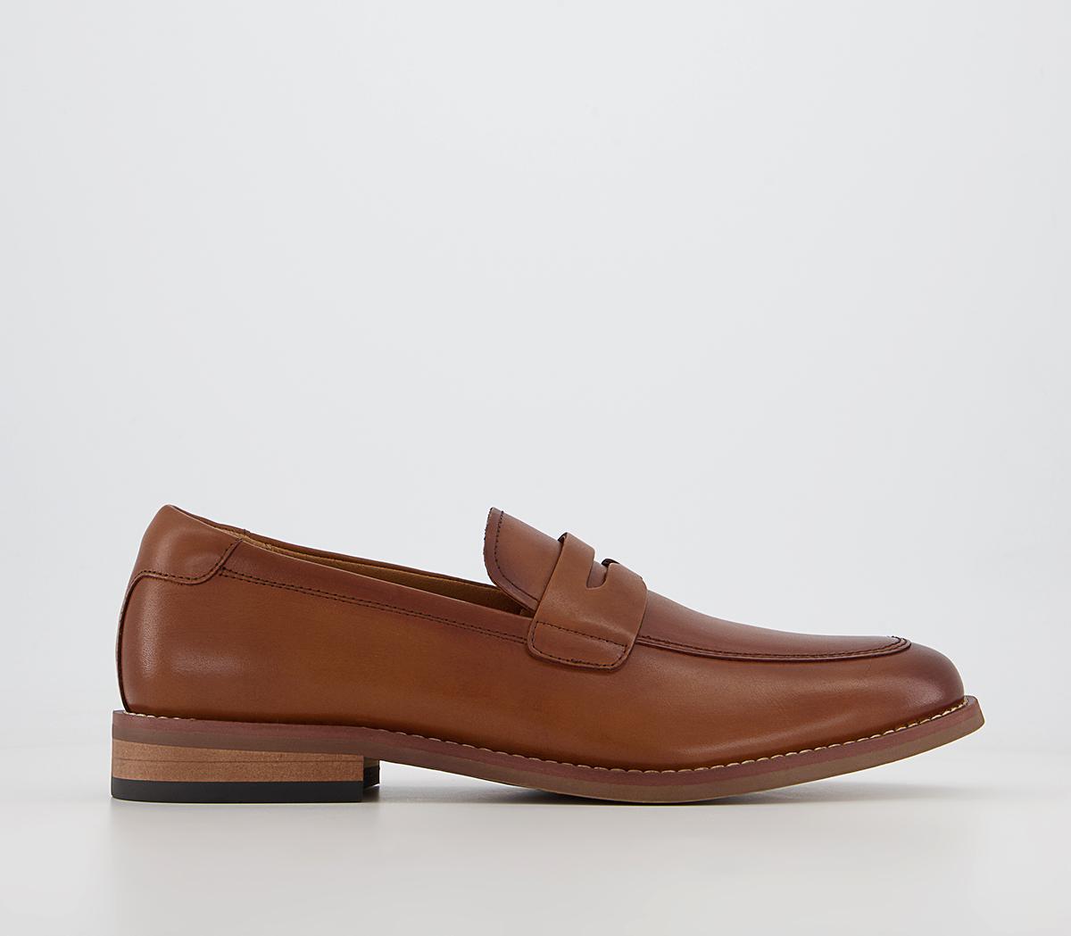 OFFICEMedway Contrast Sole LoafersTan Leather