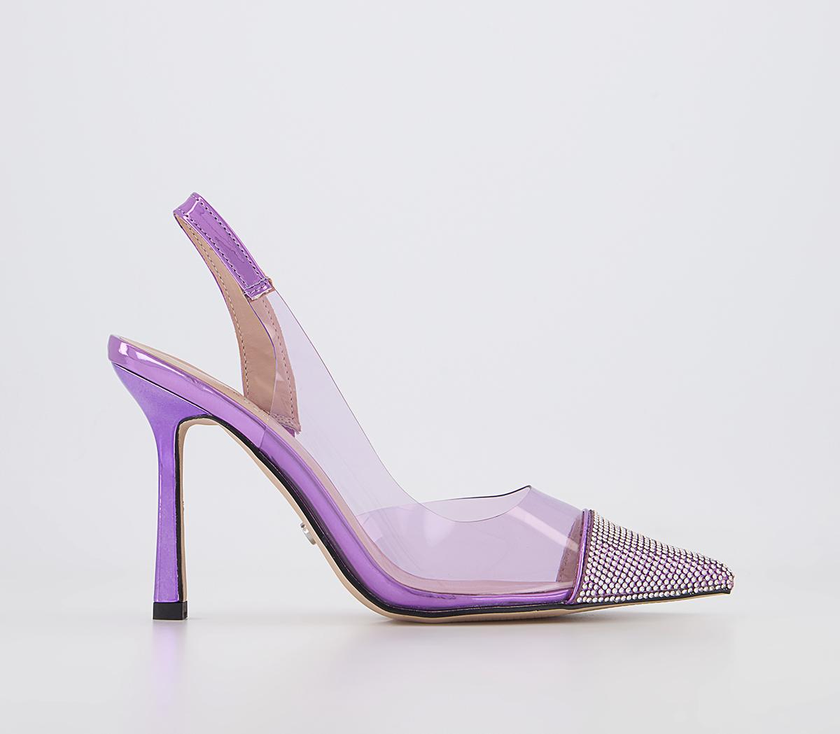 OFFICE Halo Slingback Court Heels Purple - Heels