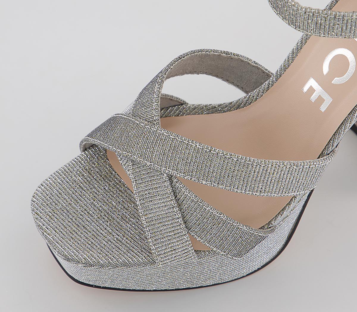 OFFICEHolly Platform SandalsSilver