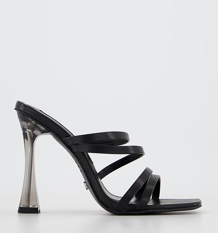 OFFICE Hype Clear Mules Black