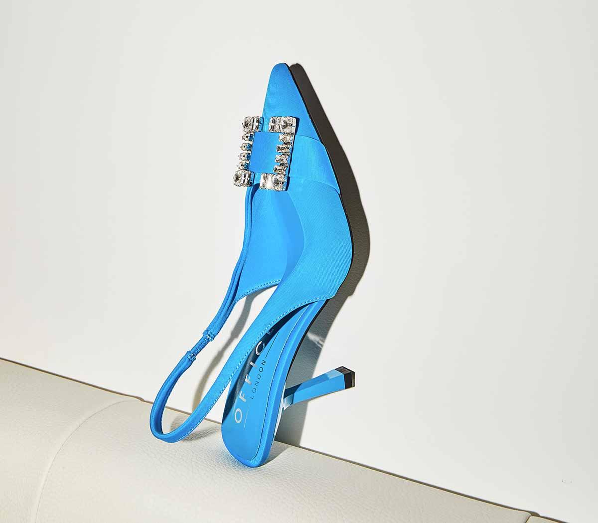 Office blue hot sale heels