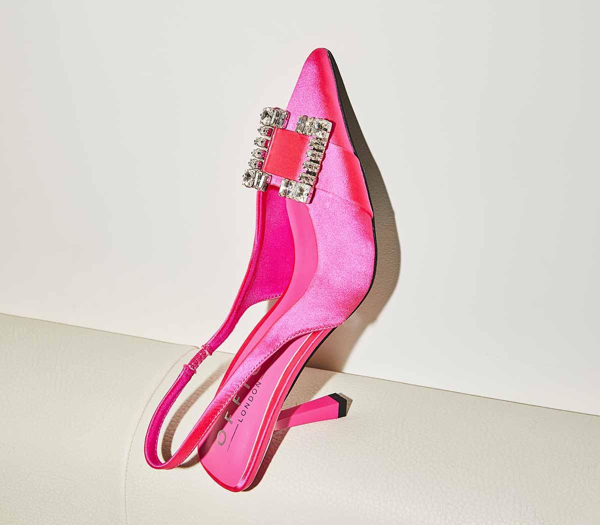 Buy Pink Heeled Sandals for Women by Five By Inc.5 Online | Ajio.com