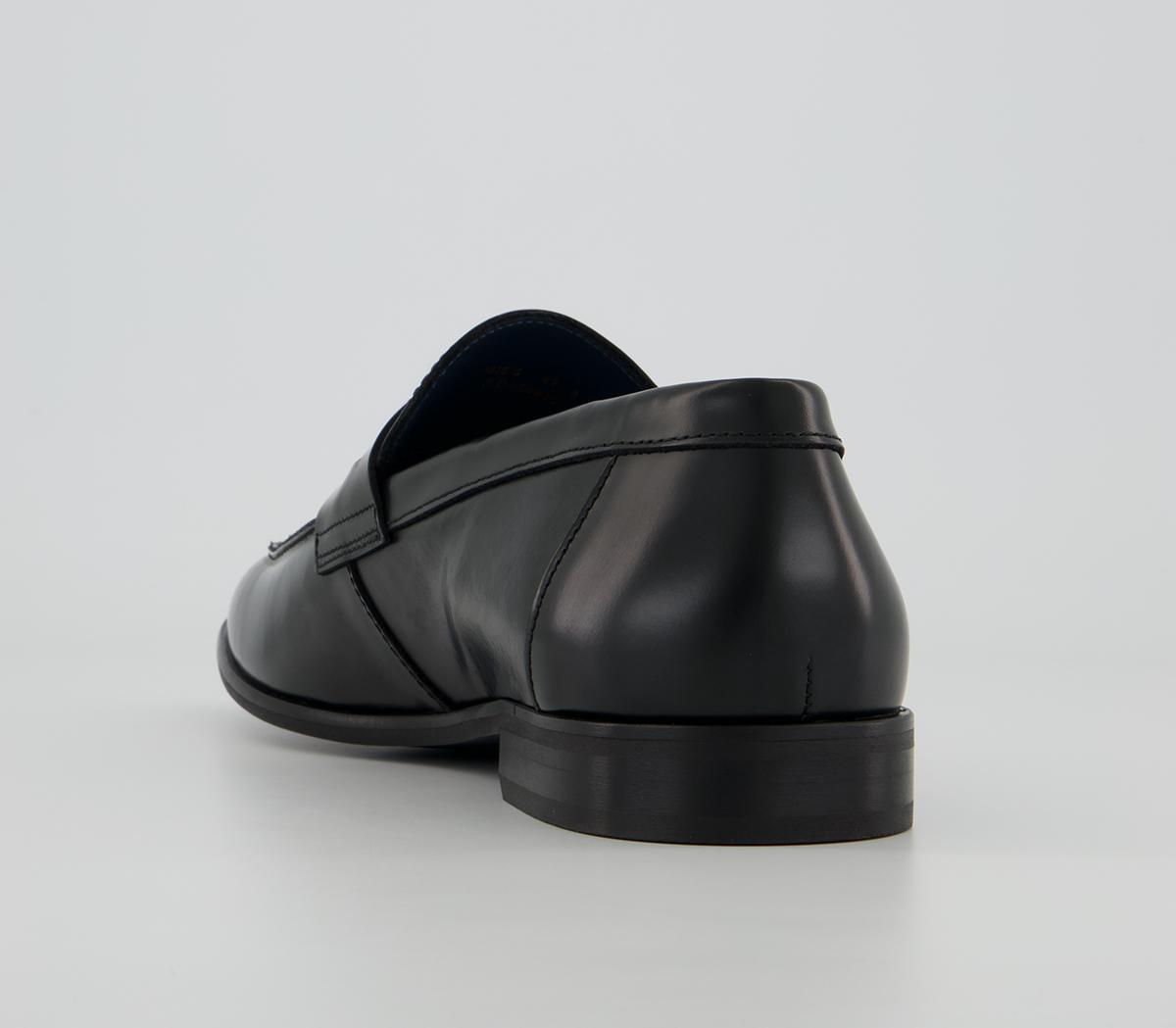 Office Pembroke Saddle Loafers Office Pembroke Saddle Loafers Black Leather