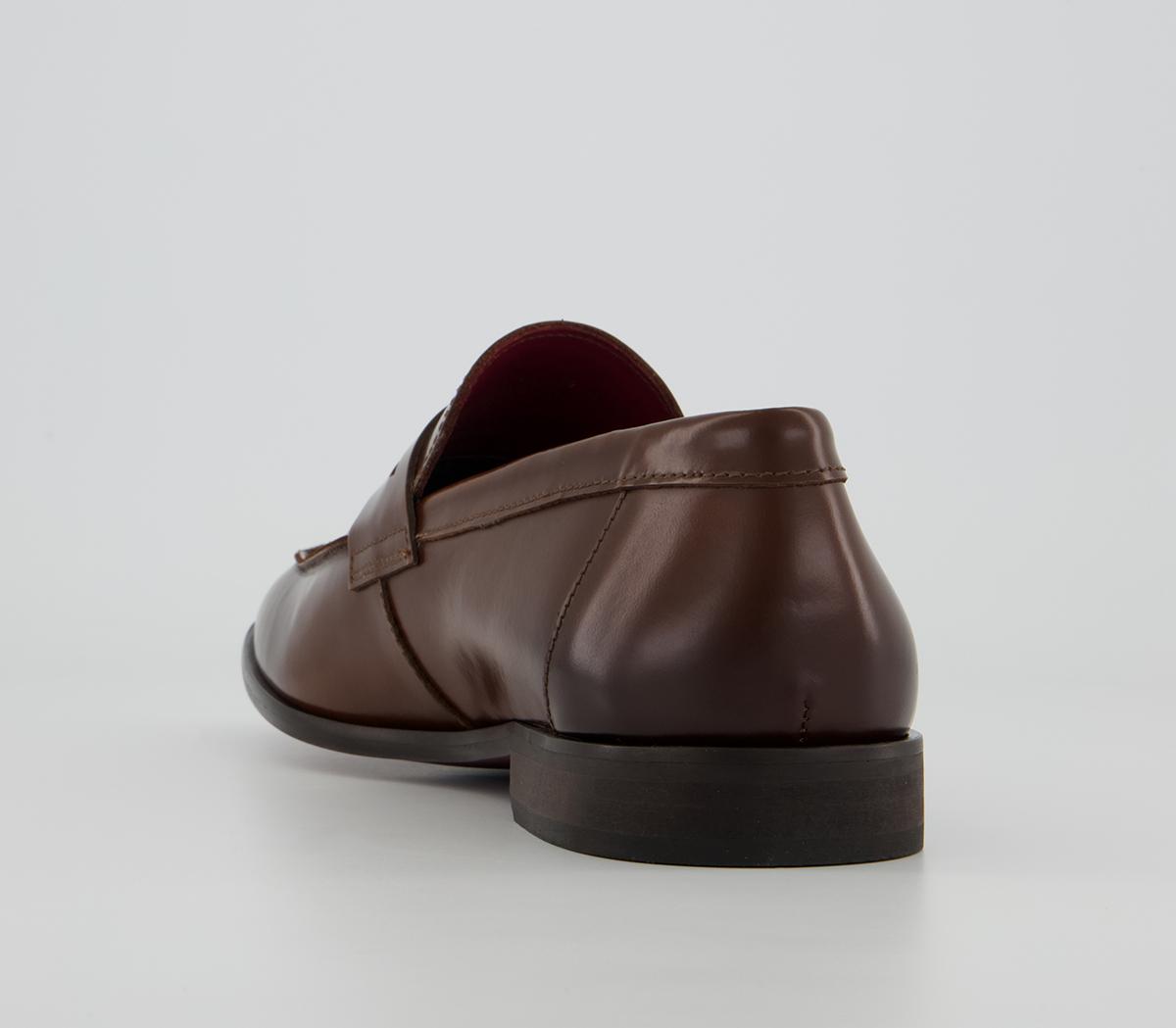 Office Pembroke Saddle Loafers Office Pembroke Saddle Loafers Tan Leather