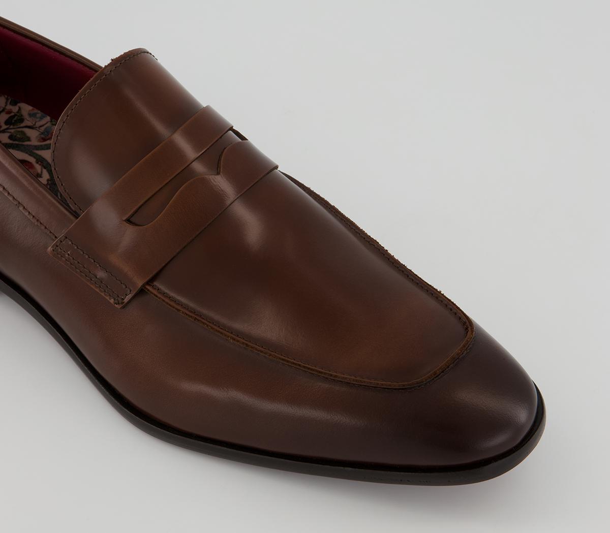 Office Pembroke Saddle Loafers Office Pembroke Saddle Loafers Tan Leather