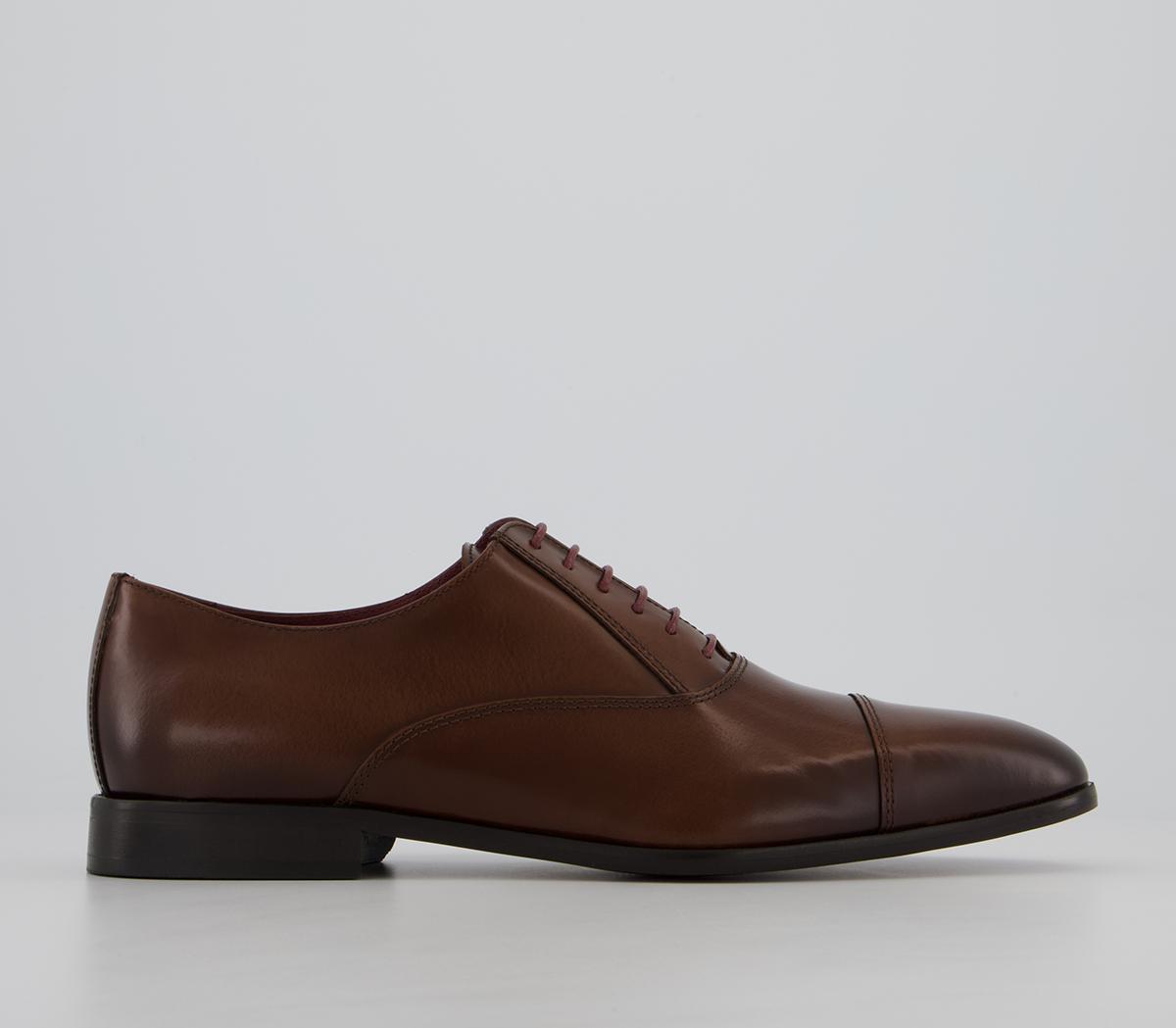 PostePenrife Oxford Toecap Shoes PostePenrife Oxford Toecap ShoesTan Leather