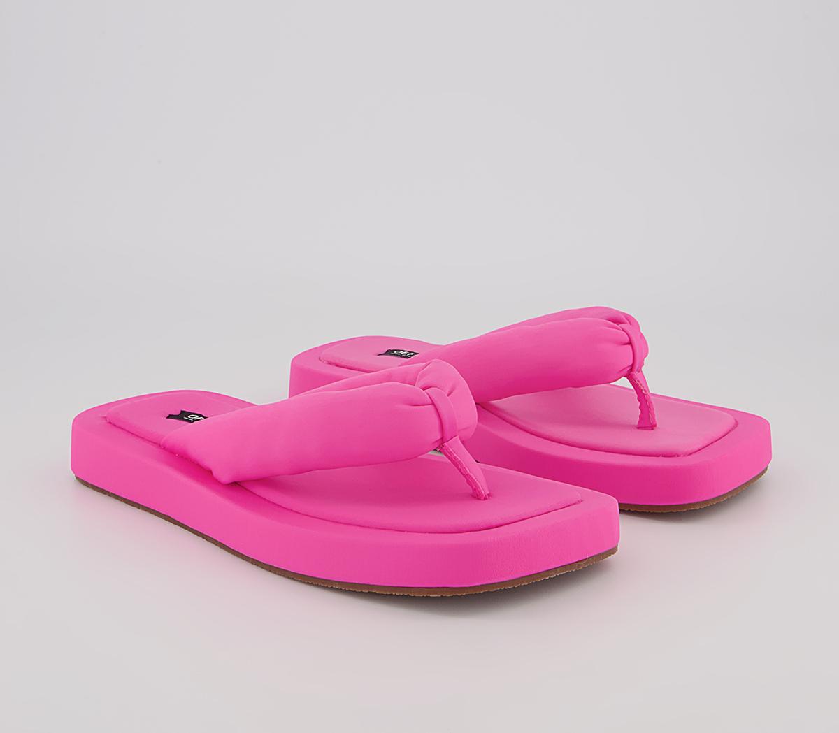 Office Sala Padded Sole Thong Sandals Office Sala Padded Sole Thong Sandals Pink