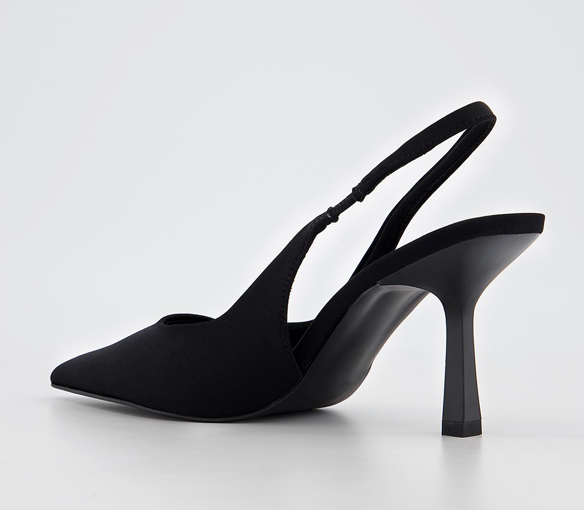 OFFICE Mayfair Slingback Courts Black - Heels