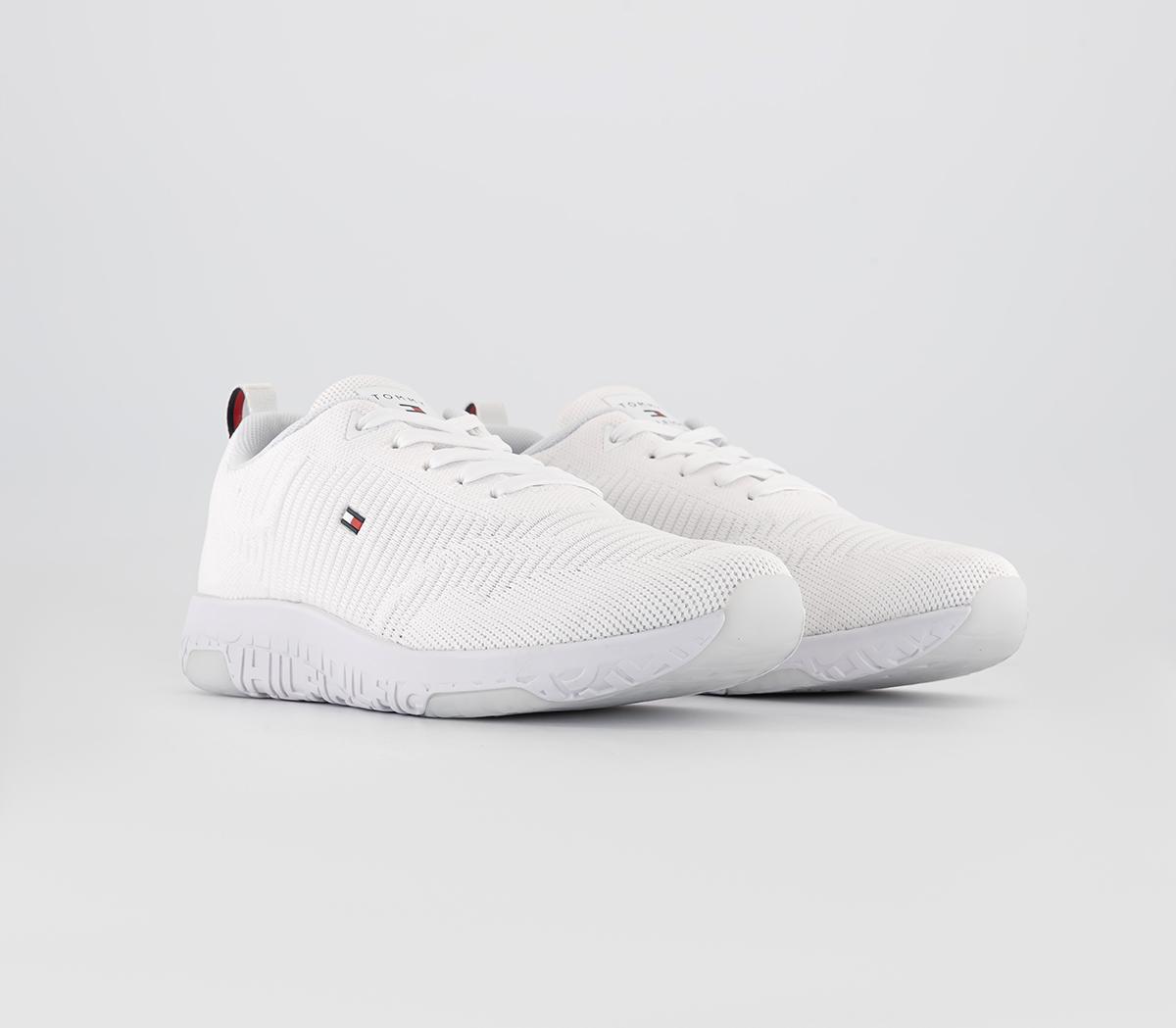 Tommy HilfigerCorporate Knit Runner Trainers White