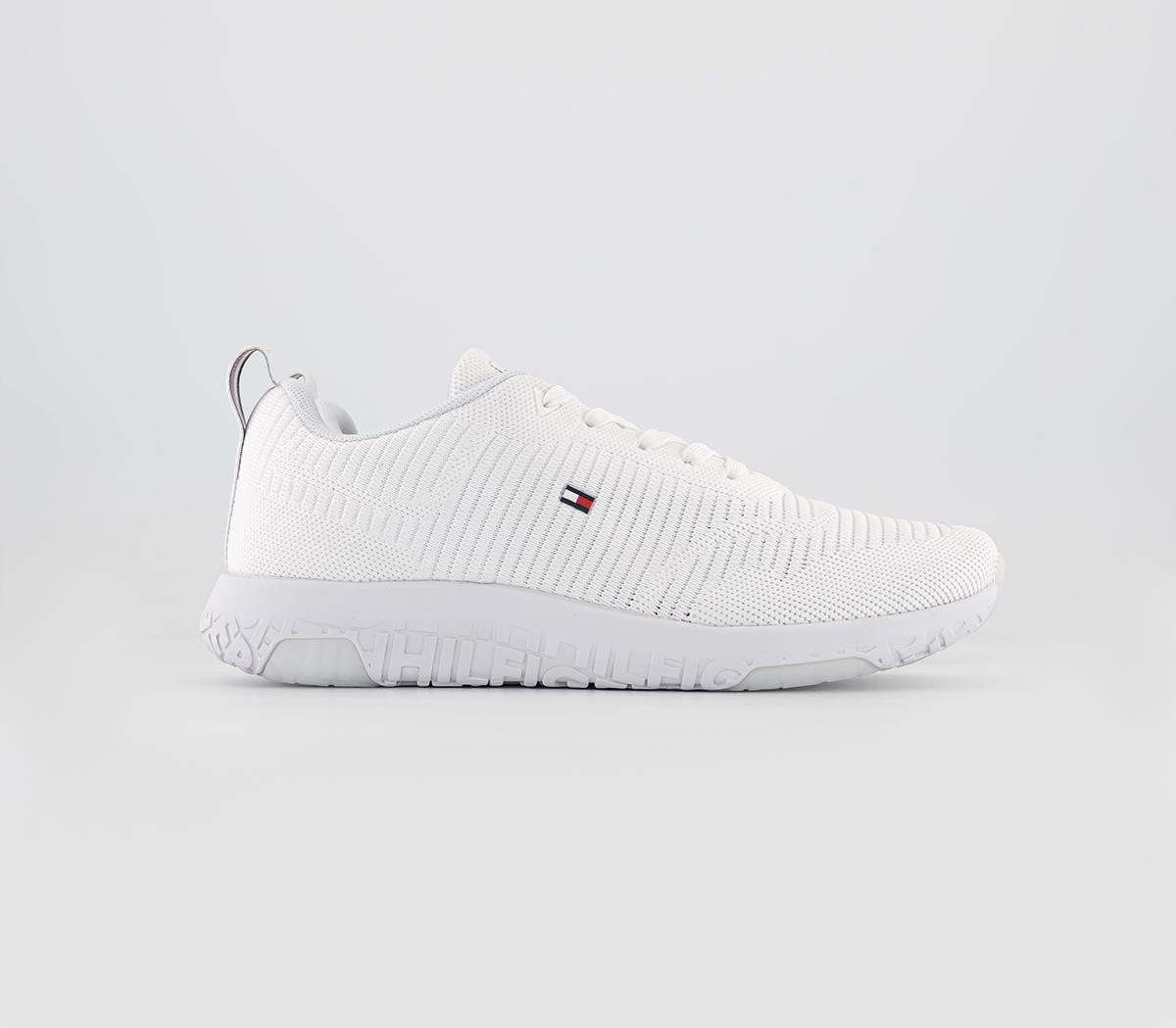 Corporate Knit Runner Trainers White