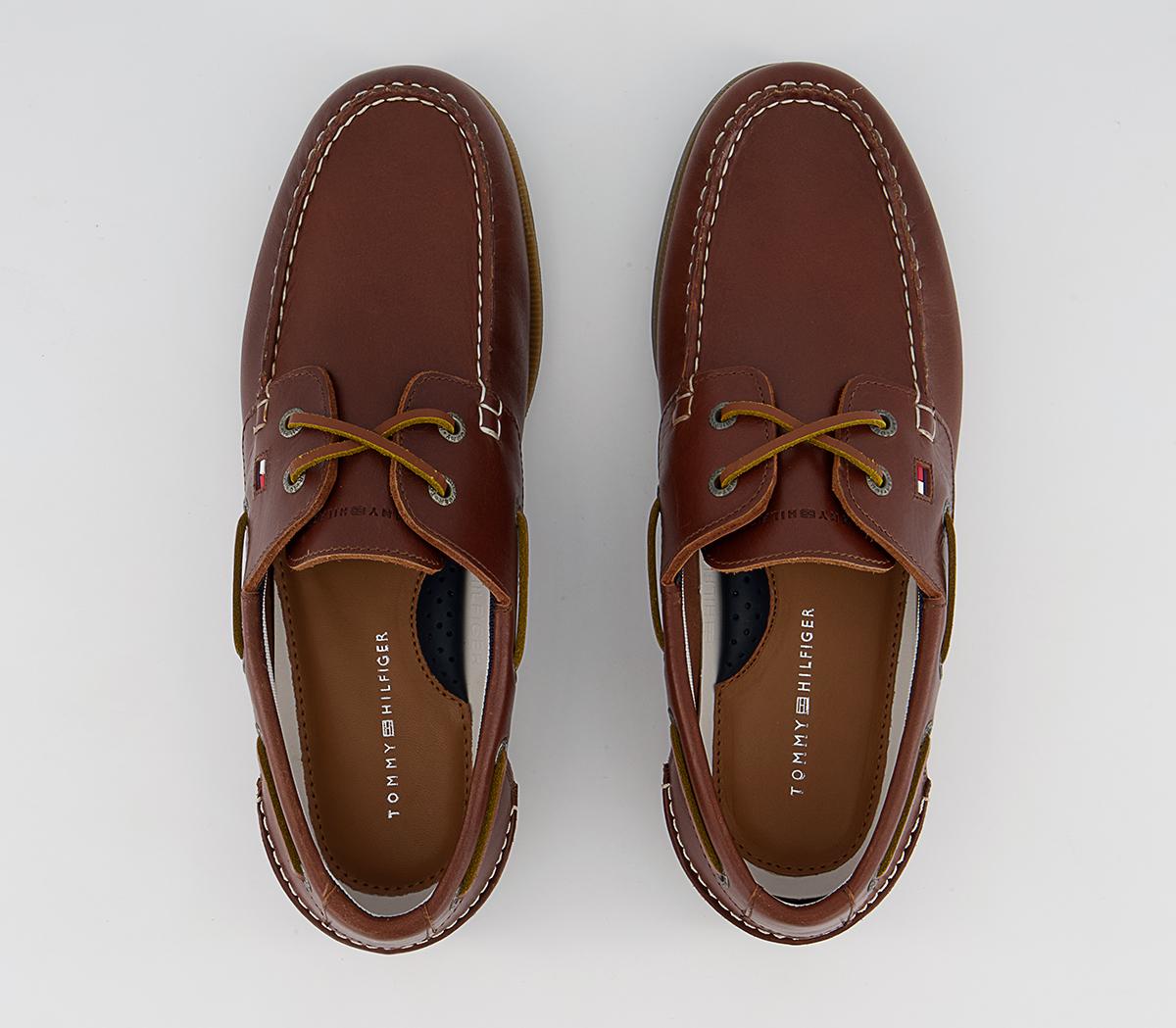Tommy Hilfiger Classic Boat Shoes Tommy Hilfiger Classic Boat Shoes Winter Cognac