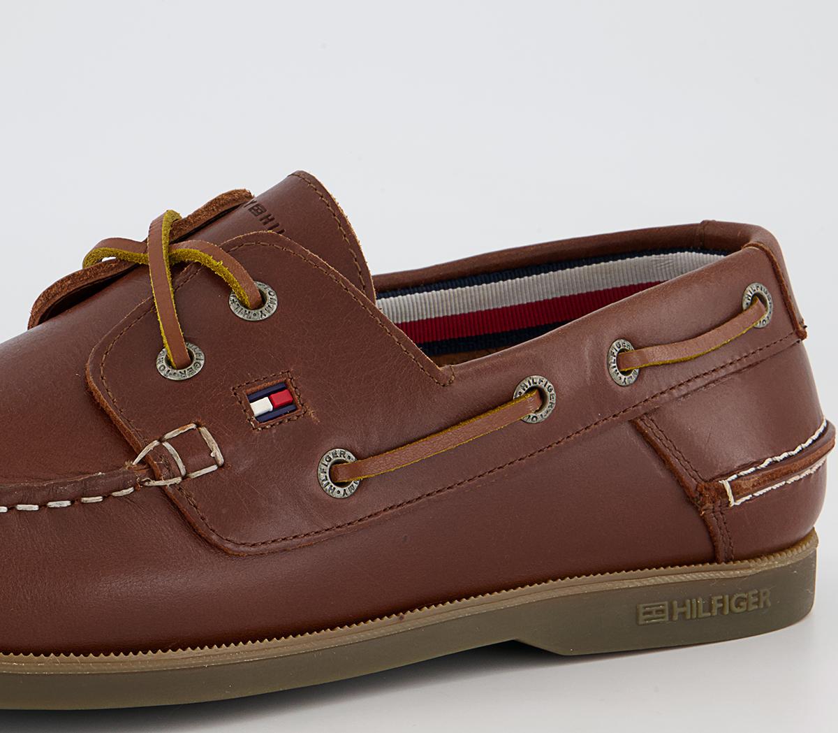 Tommy Hilfiger Classic Boat Shoes Tommy Hilfiger Classic Boat Shoes Winter Cognac