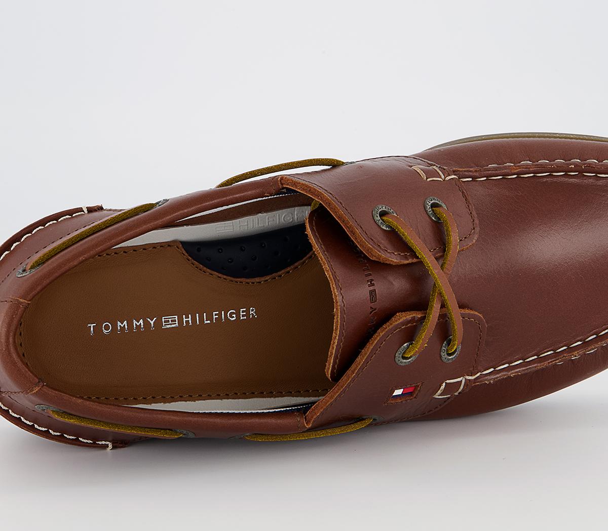 Tommy Hilfiger Classic Boat Shoes Tommy Hilfiger Classic Boat Shoes Winter Cognac