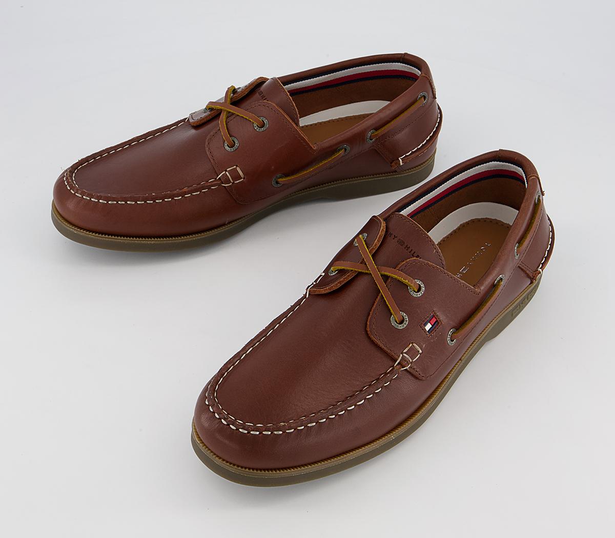 Tommy Hilfiger Classic Boat Shoes Tommy Hilfiger Classic Boat Shoes Winter Cognac