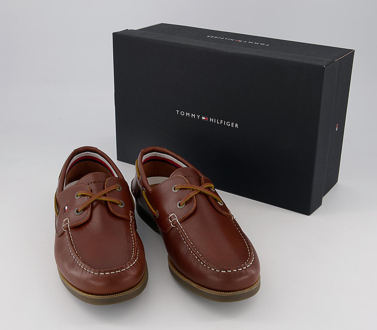 Tommy Hilfiger Classic Boat Shoes Tommy Hilfiger Classic Boat Shoes Winter Cognac