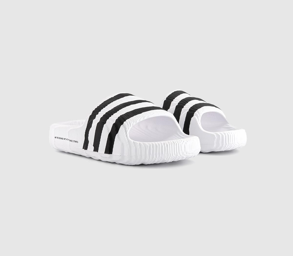 Adidas Adilette 22 Slides White Black, 9