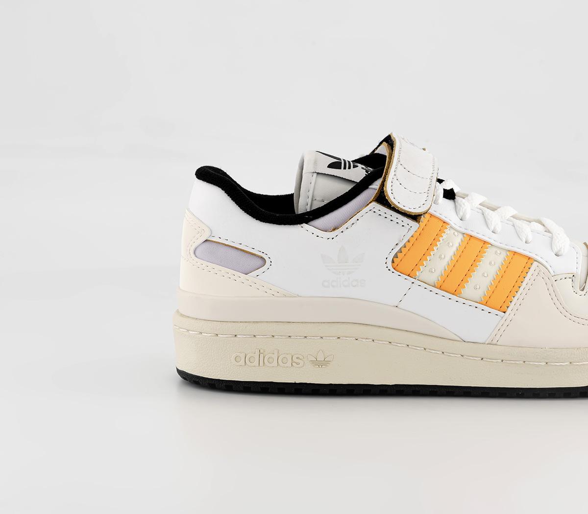 adidas Forum 84 Low W Trainers Off White Orange Rust Purple Tint 