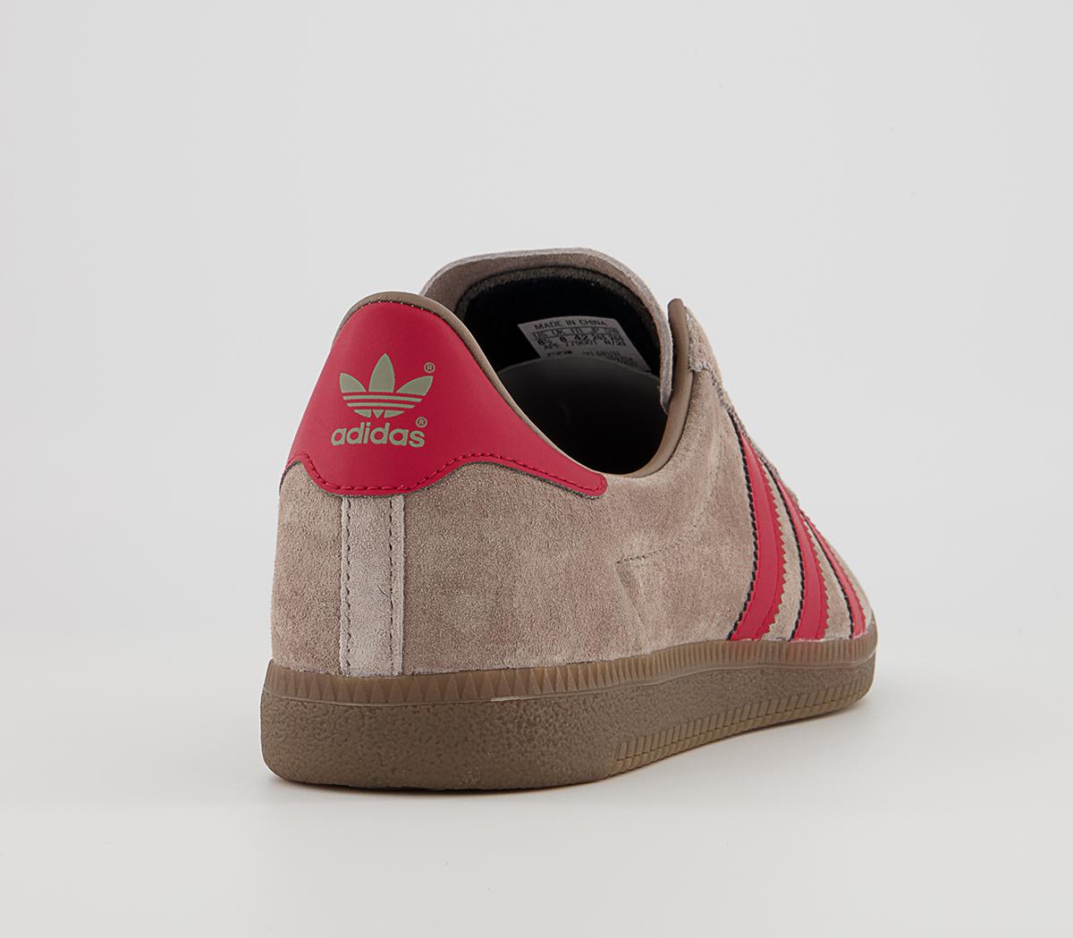 adidas Lone Star Trainers Brown Red - Men's Terrace Trainers