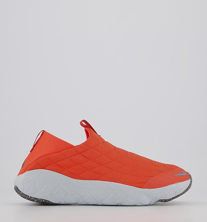 Nike Acg Moc 3.5 Trainers Rush Orange Dutch Blue Dark Smoke Grey